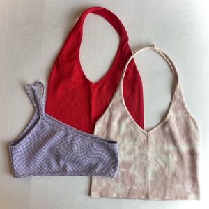 Halter Top Bundle 💜❤️💗